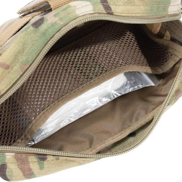 Molle Admin Pouch, EDC Utility Tool Pouch with 1*Tactical Gear Clip and 1*Patch - Picture 7 of 8